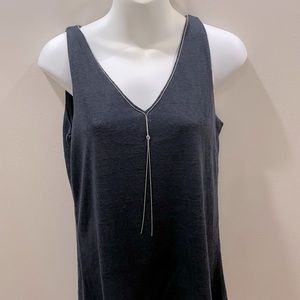 CROSBY Navy Blue Sleeveless Top